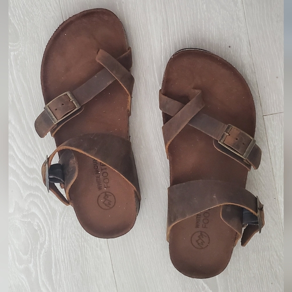 White Mountain Birkenstock Style Adjustable Sandles | 6 - Picture 1 of 5